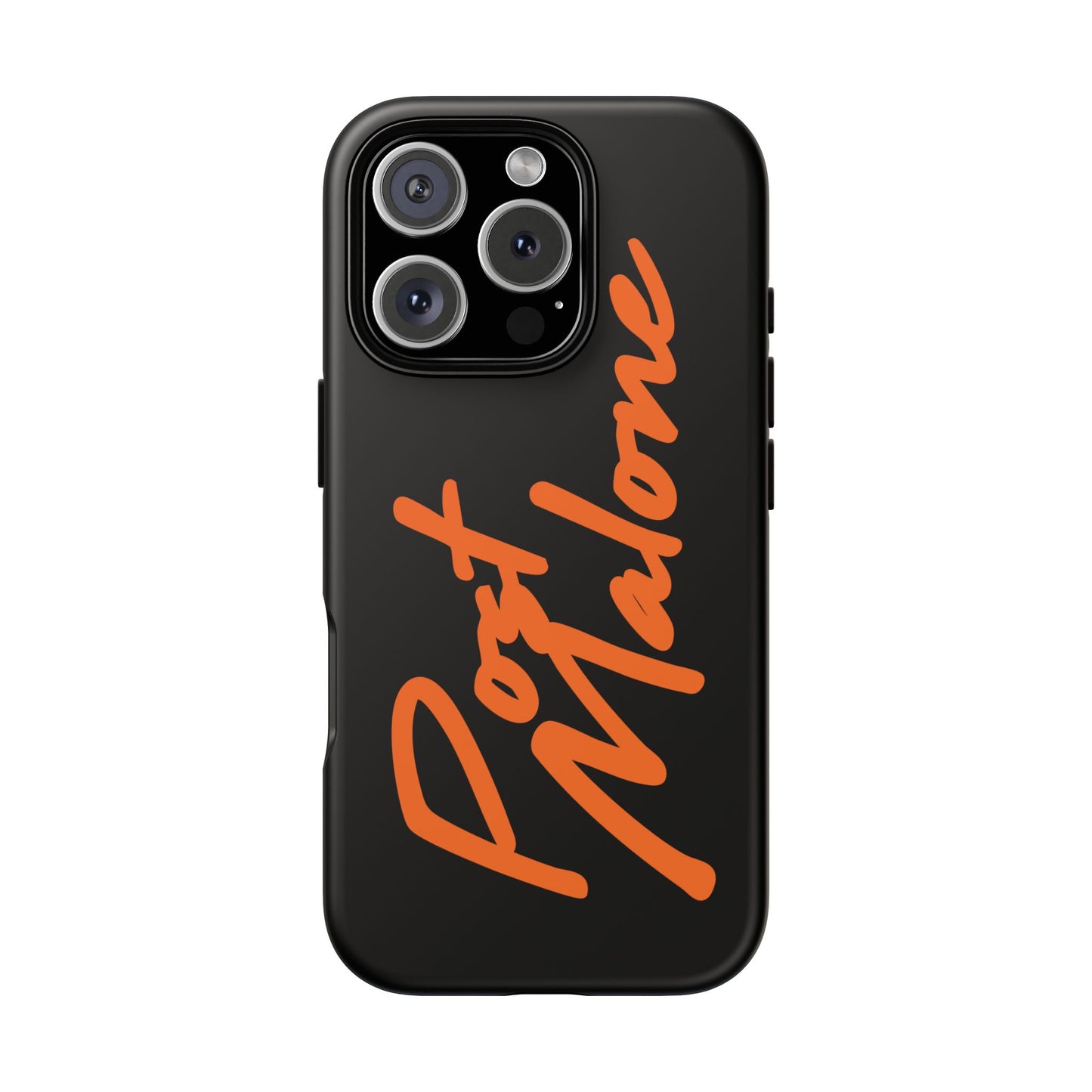 Tough iPhone Case (12–16 Pro Max) – Post Malone Name Design