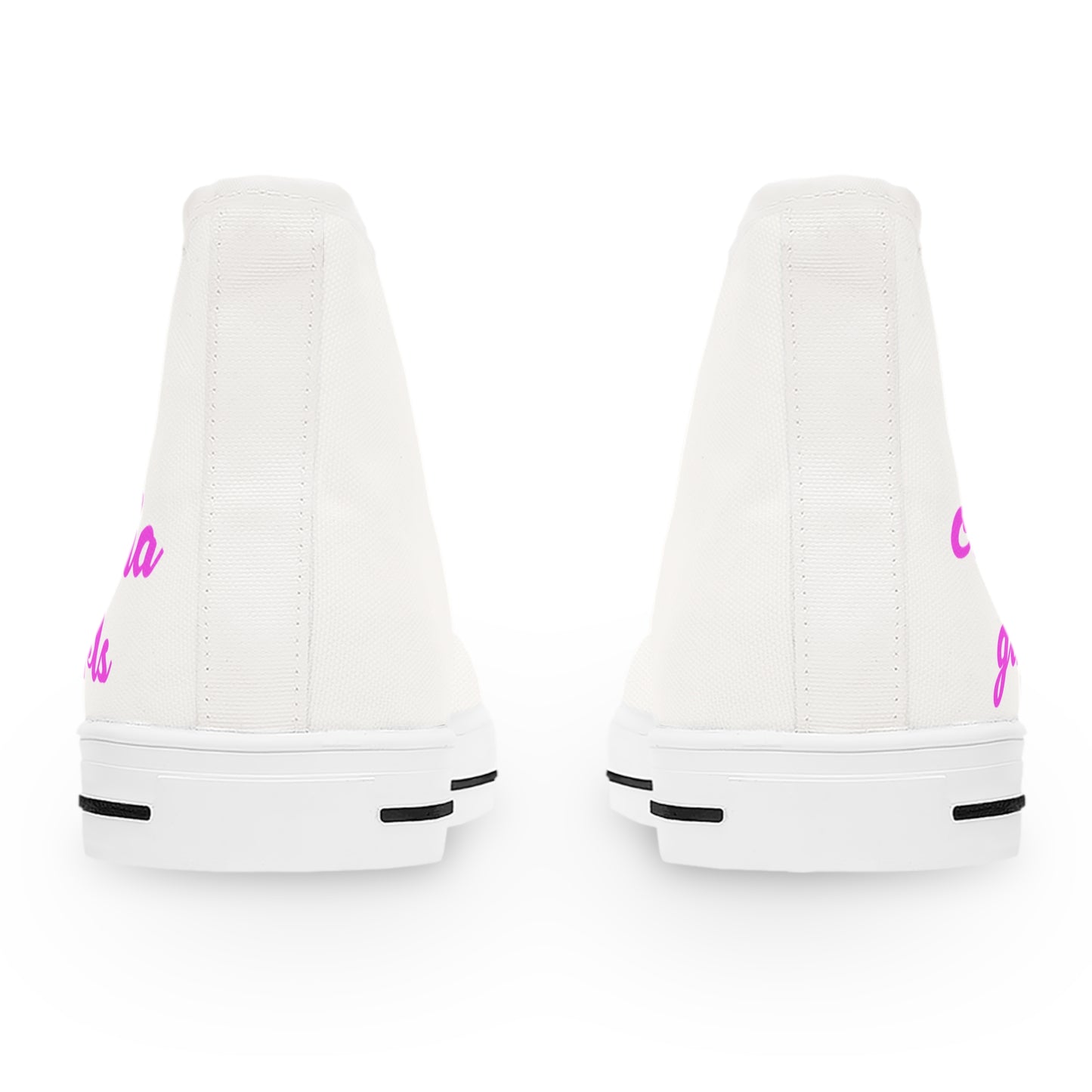 California Script – Women's High Top Top Sneakers