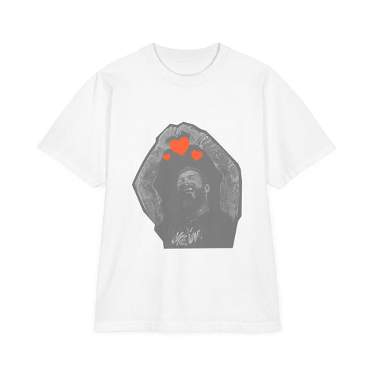 Unisex Garment-Dyed Drop-Shoulder T-Shirt – Post Malone Heartfelt Wishes