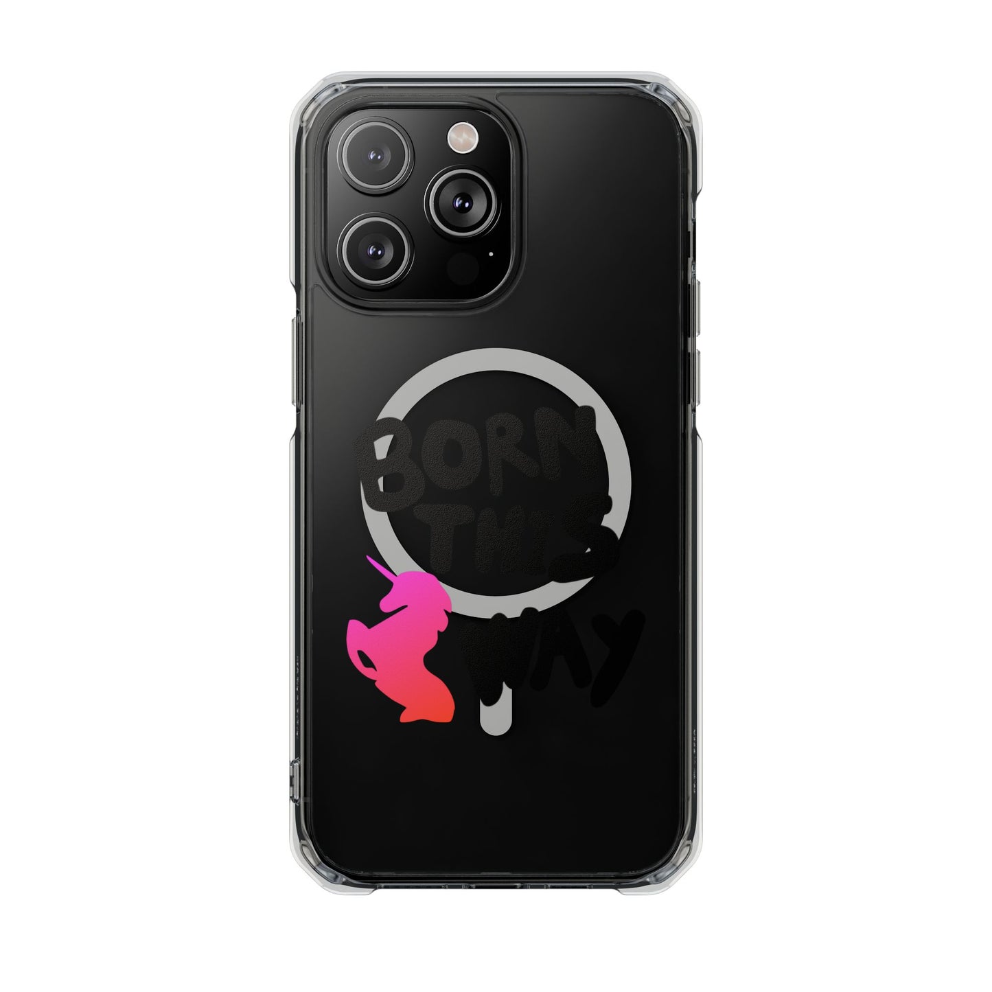 Born This Way Unicorn Magnetic clear case