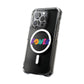 Retro Flower Power Color Pop Magnetic Clear Impact Case