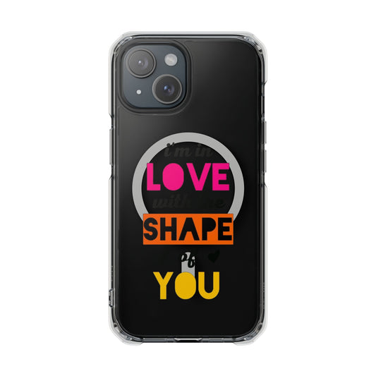 Orange Divide Symbol Magnetic Clear Impact Case