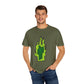 Green Flame Icon Unisex Dyed T-shirt