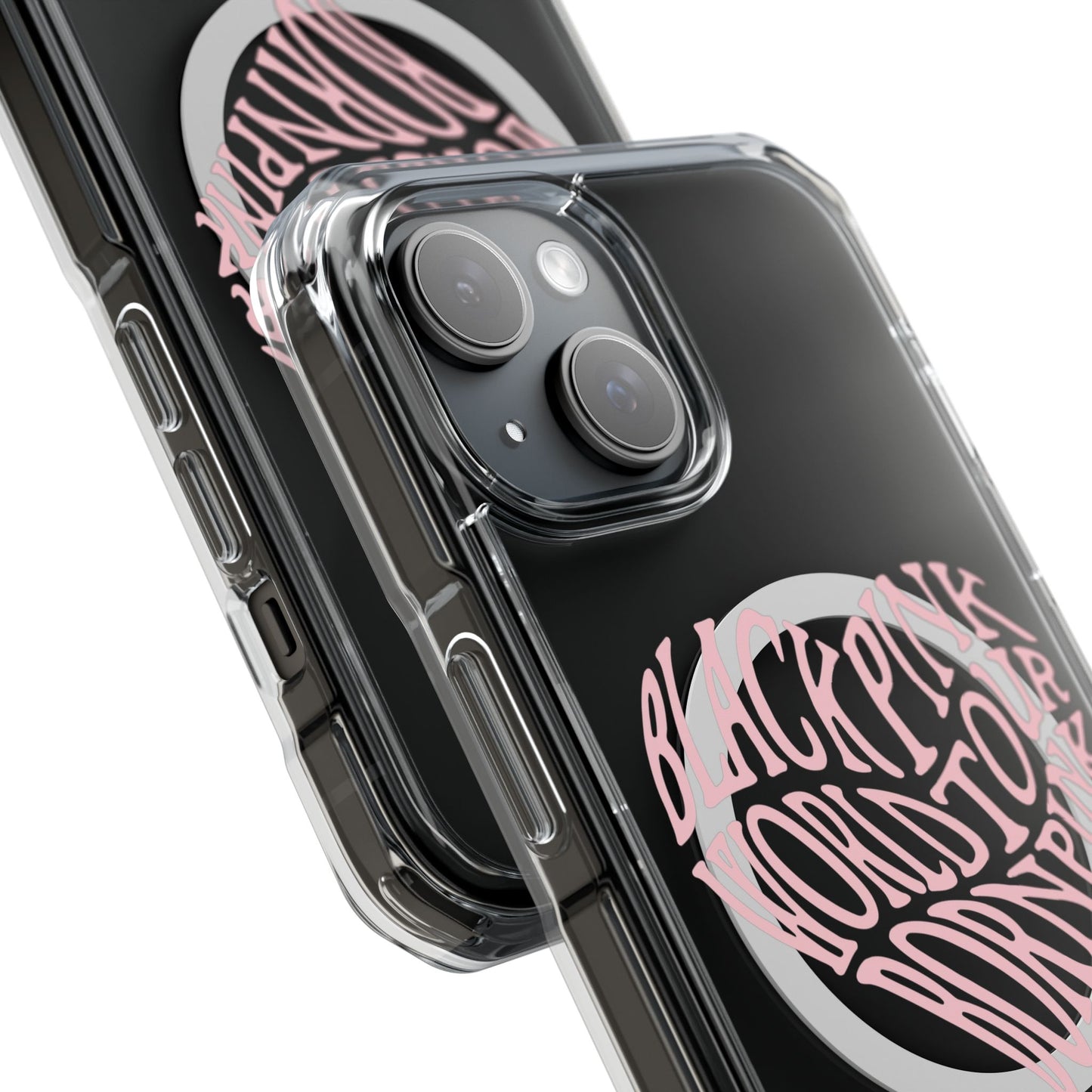 Born Pink Heart Typography - Magnetic Clear Impact Case