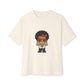 Afro Disco Mood Unisex Oversized Boxy Tee