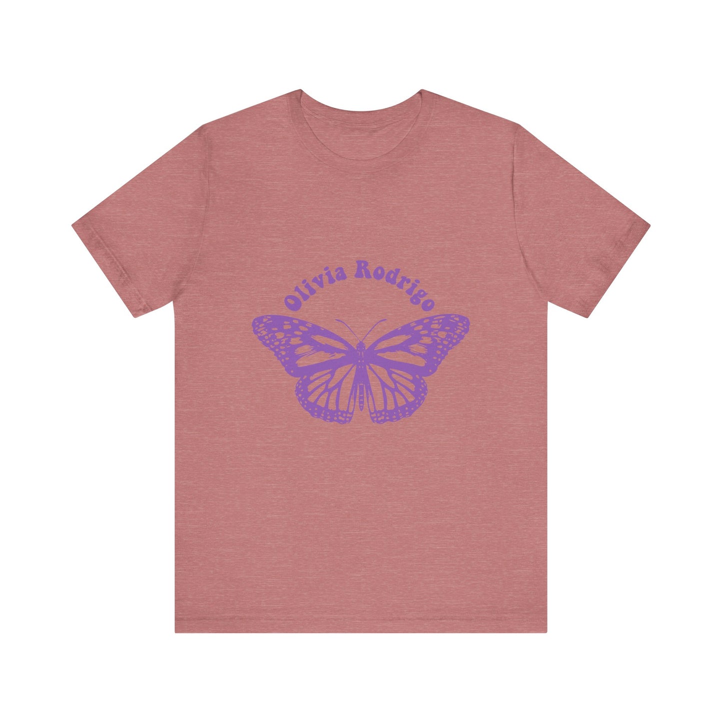 Olivia Rodrigo Unisex Jersey Short Sleeve Tee - With Butterfly