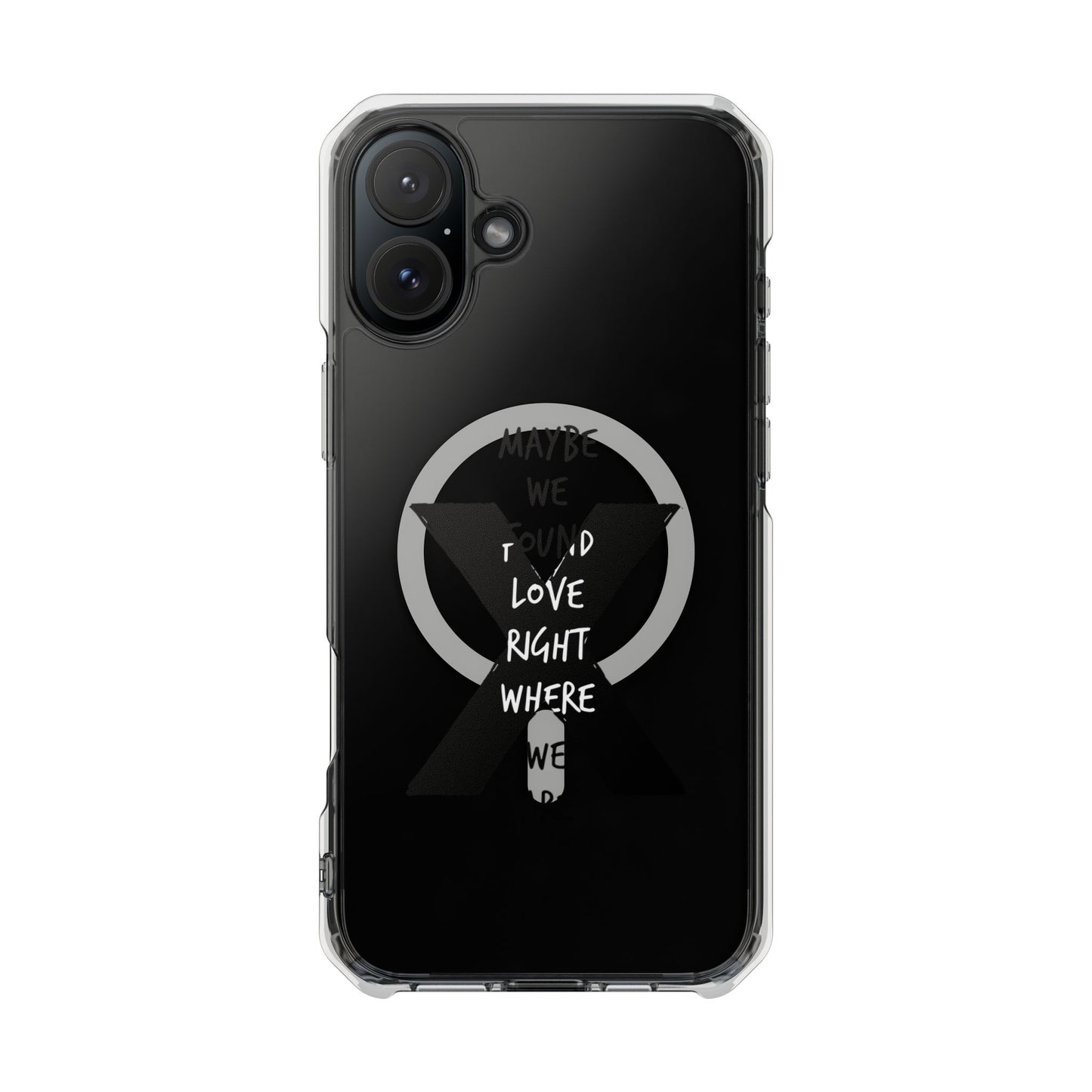Abstract Paw and Brush Stroke Magnetic Clear Impact Case