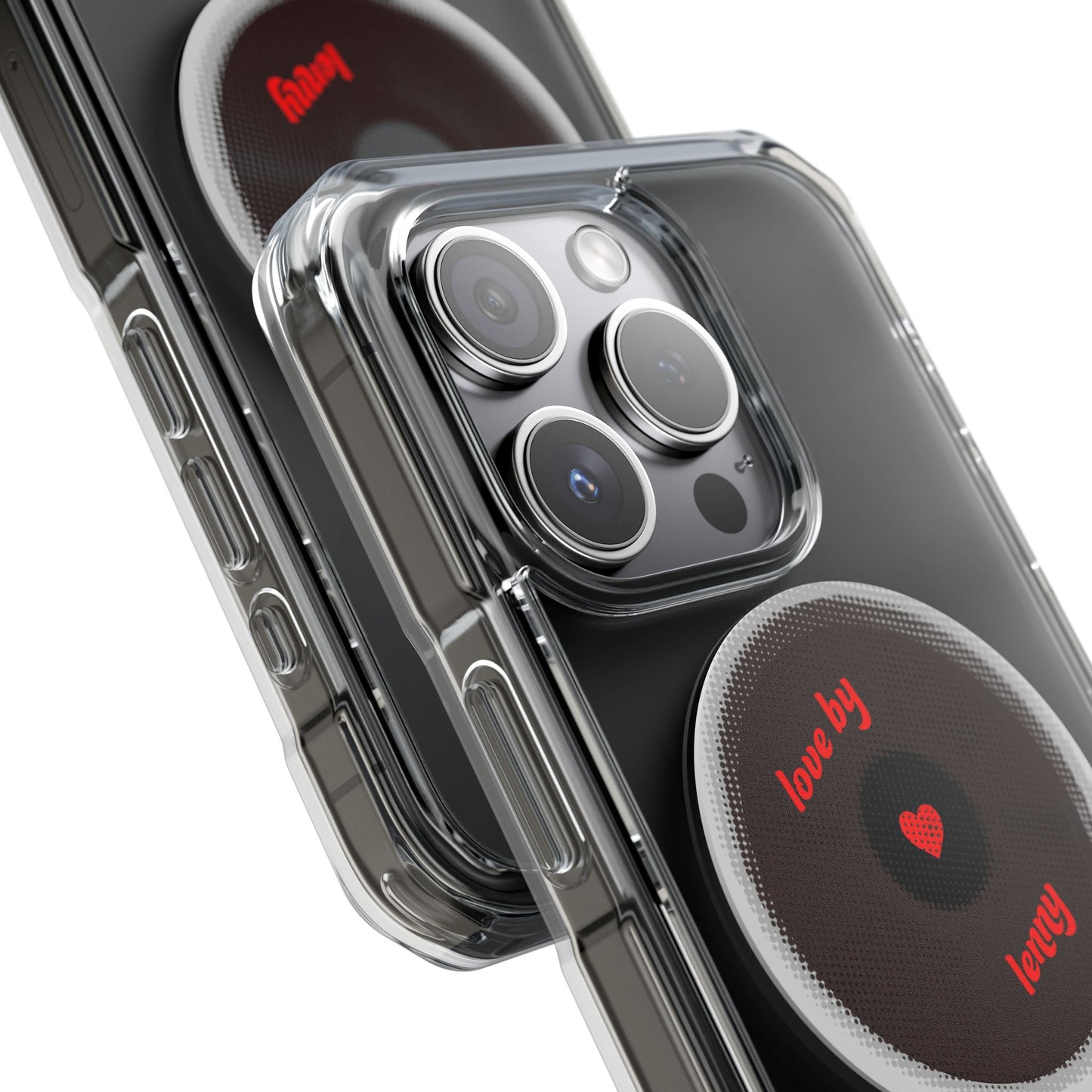 Vinyl Love Spin Magnetic clear Impact case
