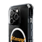 Orange Lightning Text Logo Magnetic Impact Case