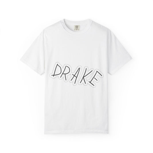 Dra-ke Graffiti Script Dyed Tshirt
