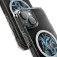 Electro Heart Illustration Magnetic Clear Impact case