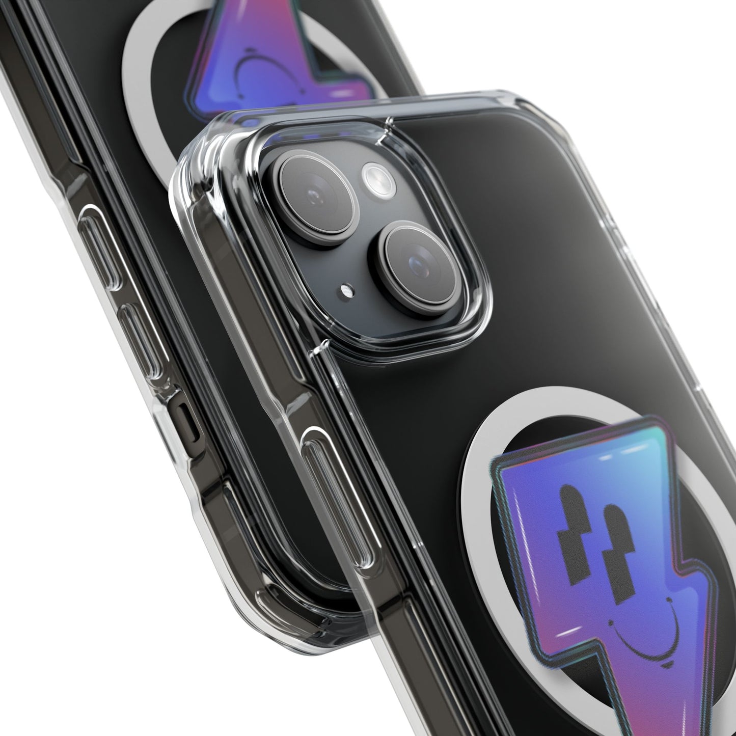 Smiley Charge Pop Magnetic clear Impact case