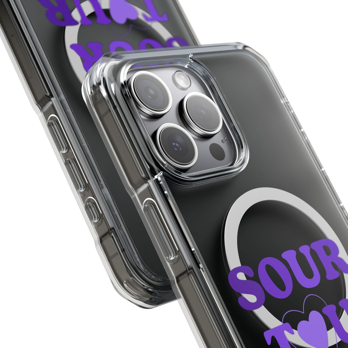 SOUR TOUR Heart Magnetic Clear Impact Case