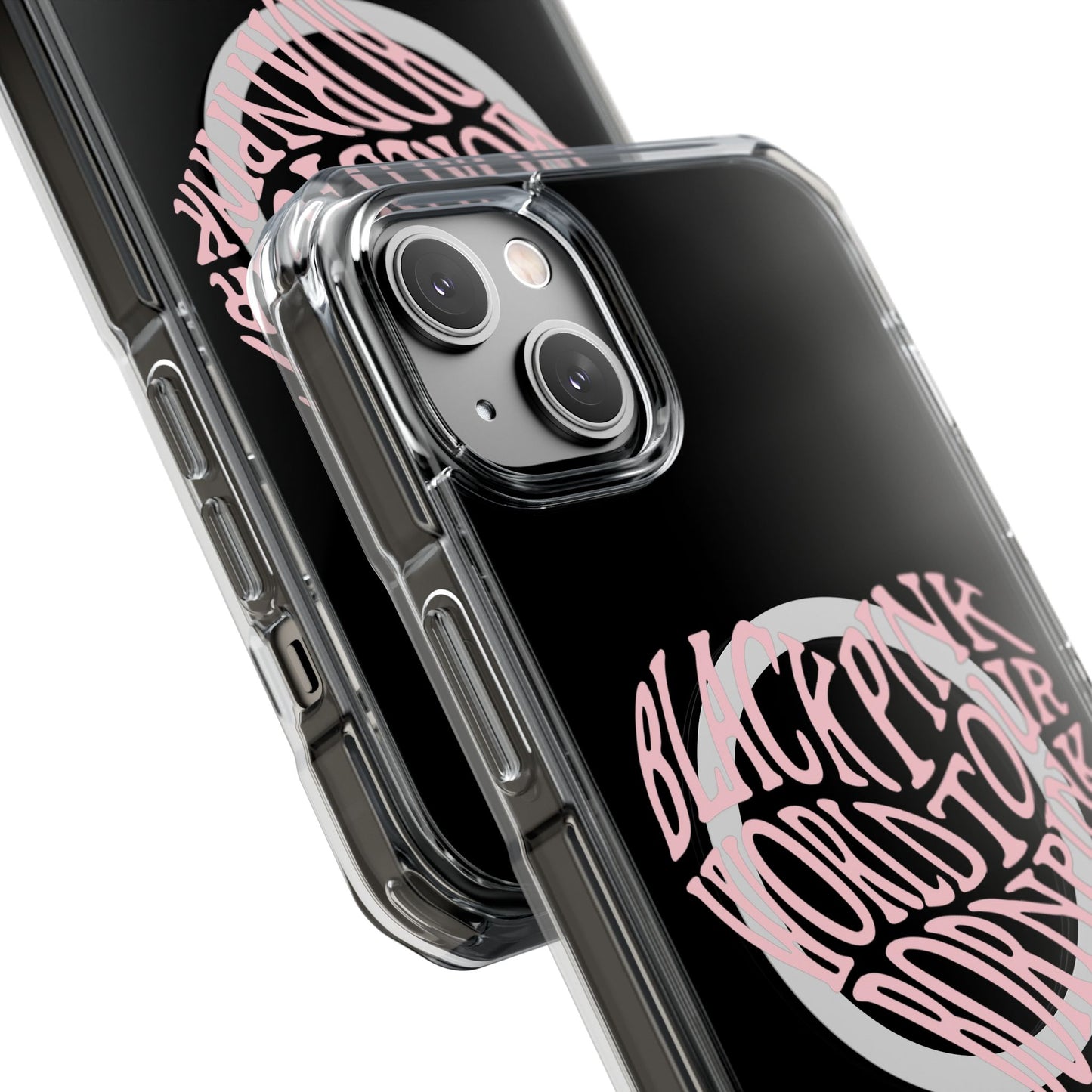 Born Pink Heart Typography - Magnetic Clear Impact Case