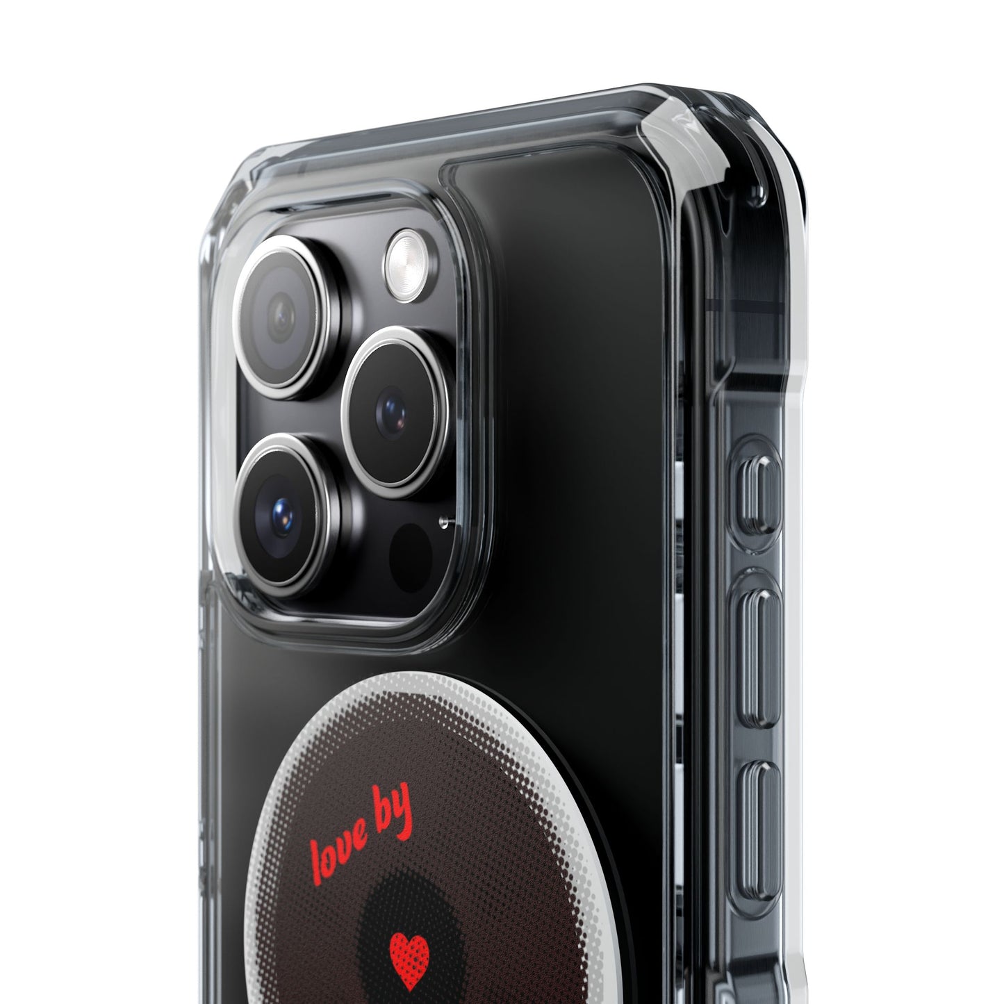 Vinyl Love Spin Magnetic clear Impact case