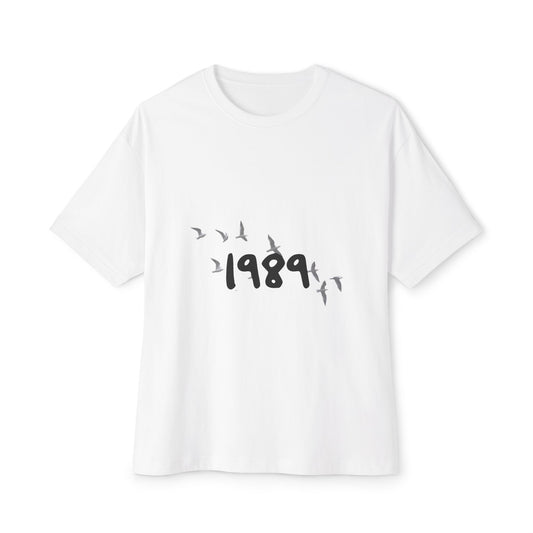Wings of '89 Unisex Oversized Boxy Tee