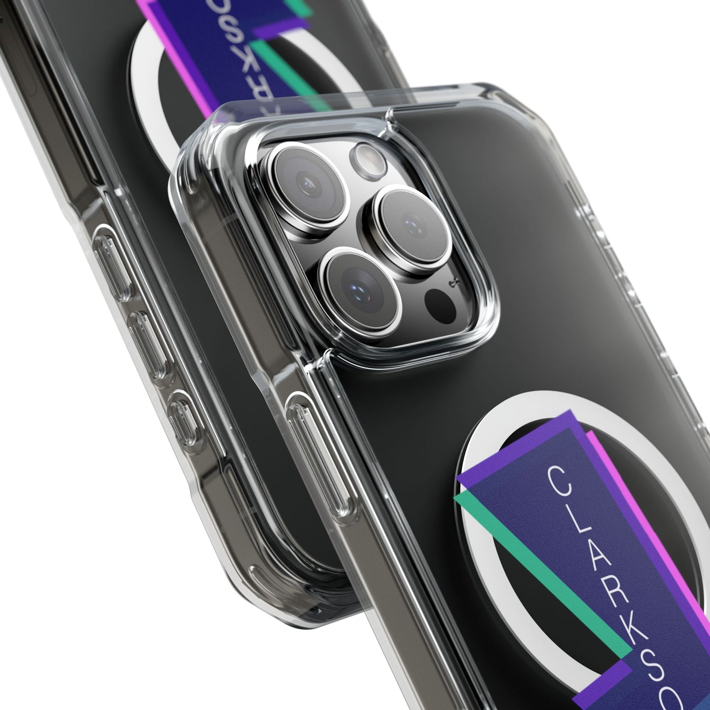 Neon Bolt Energy Magnetic clear Impact Case