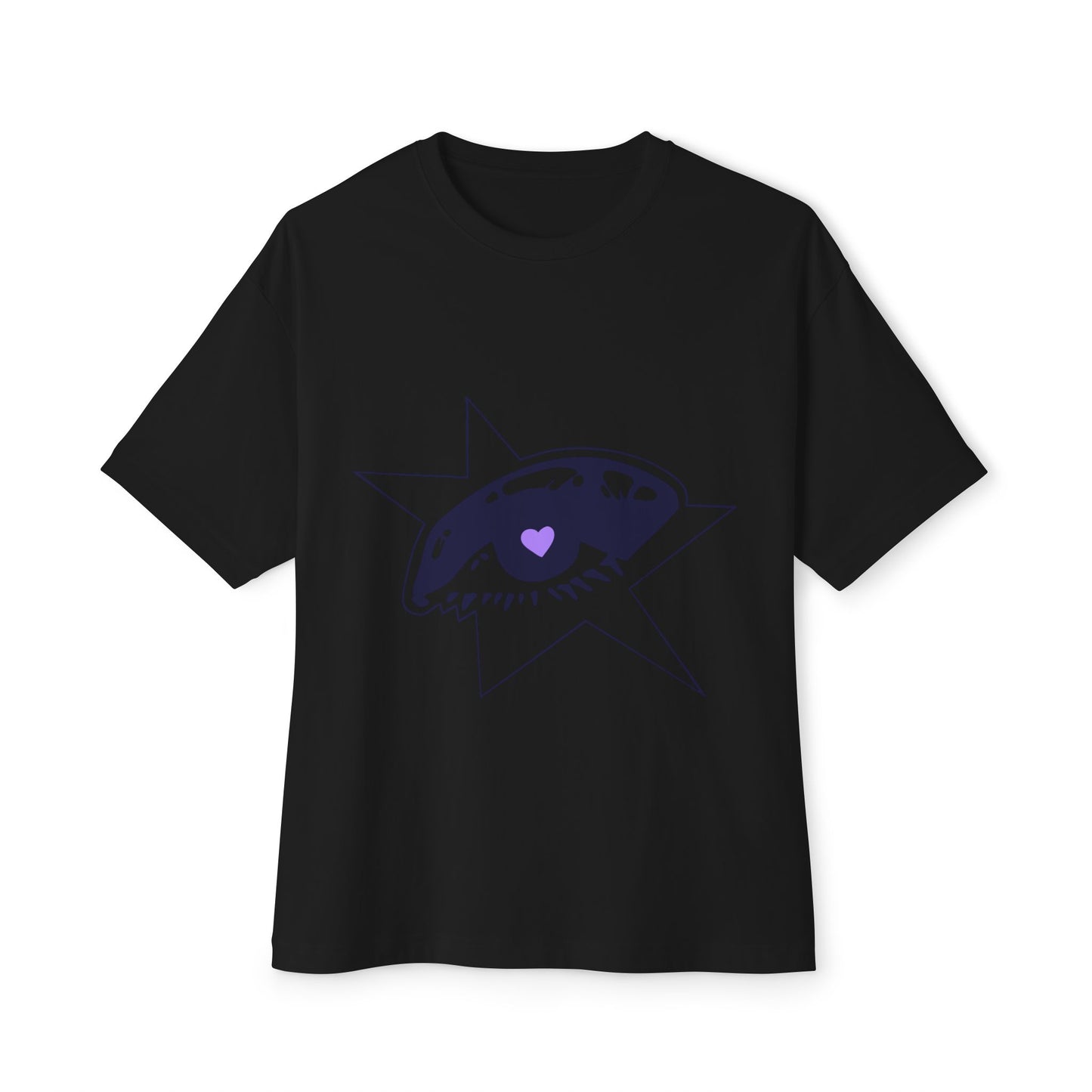 Purple Starry Eye-Oversized Tee