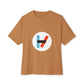 Circle Flame Unisex Oversized Boxy Tee