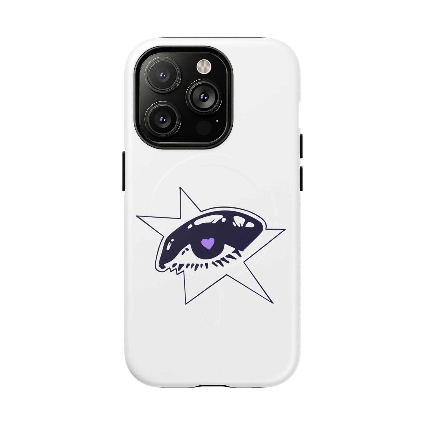 Purple Starry Eye Tough Magnetic phone case
