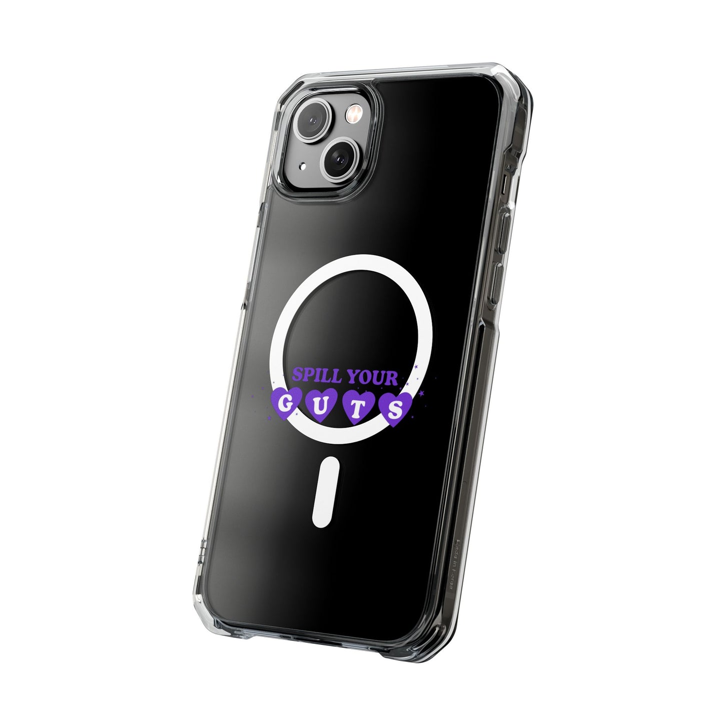 Spill Your Guts Heart Magnetic Clear Impact Case