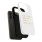 Know Myself Lyric Script Tough Magnetic Cases
