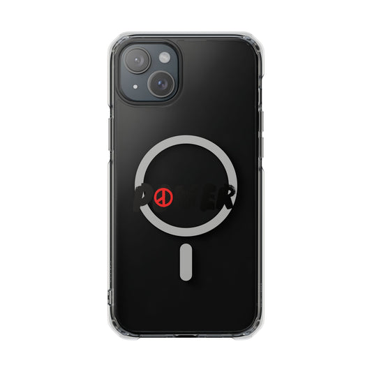 Peace Vibes Streetwear Magnetic Clear Impact Case