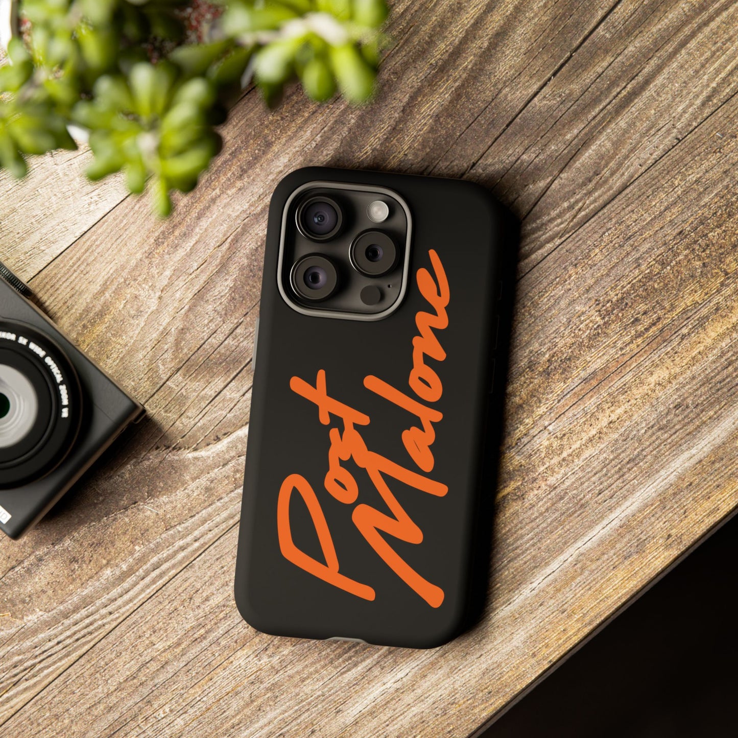 Tough iPhone Case (12–16 Pro Max) – Post Malone Name Design