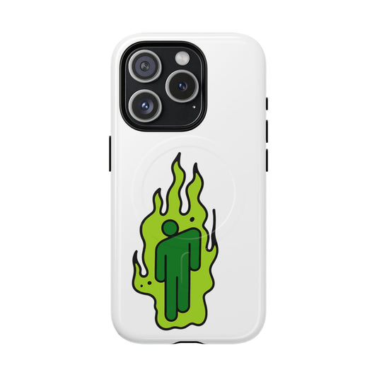 Green Flame Icon Tough Magnetic Case