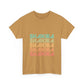 Retro Pop Lines Unisex Heavy cotton tee