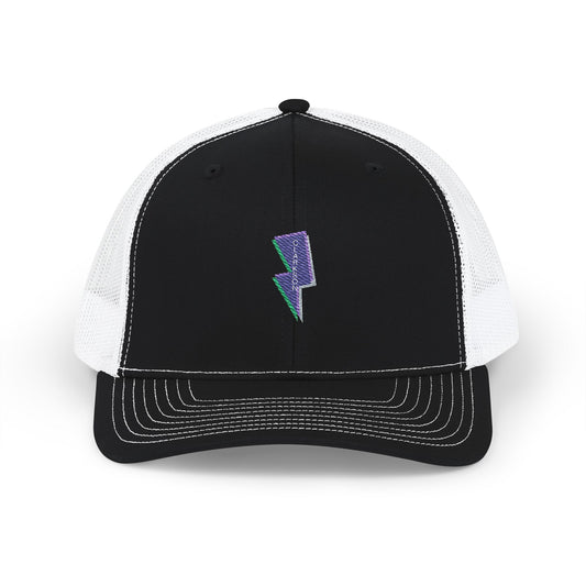 Neon Bolt Energy Snapback Trucker cap