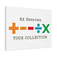 Matte Stretched Canvas, 1.25" Depth – Ed Sheeran Edition