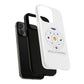 Colorful Planetary Orbit Diagram Tough Magnetic Case