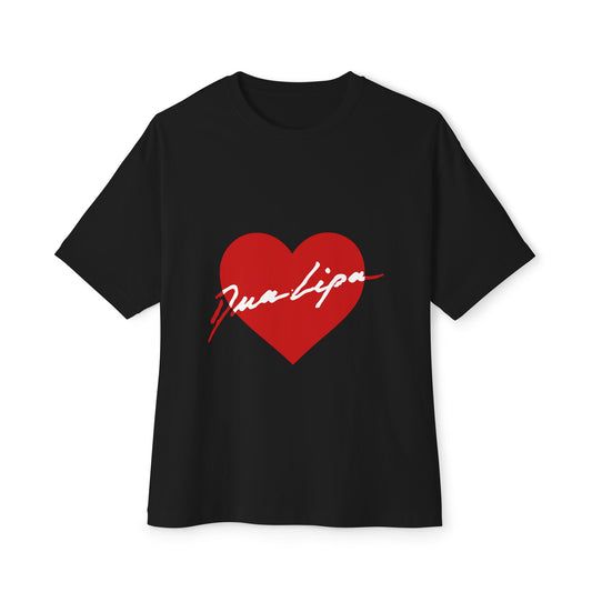 Heartbeat Love Unisex Oversized Boxy Tee