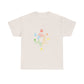 Minimalist Divide Symbol with Brush Unisex Heavy Cotton Tee