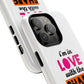 Orange Divide Symbol Tough Magnetic case
