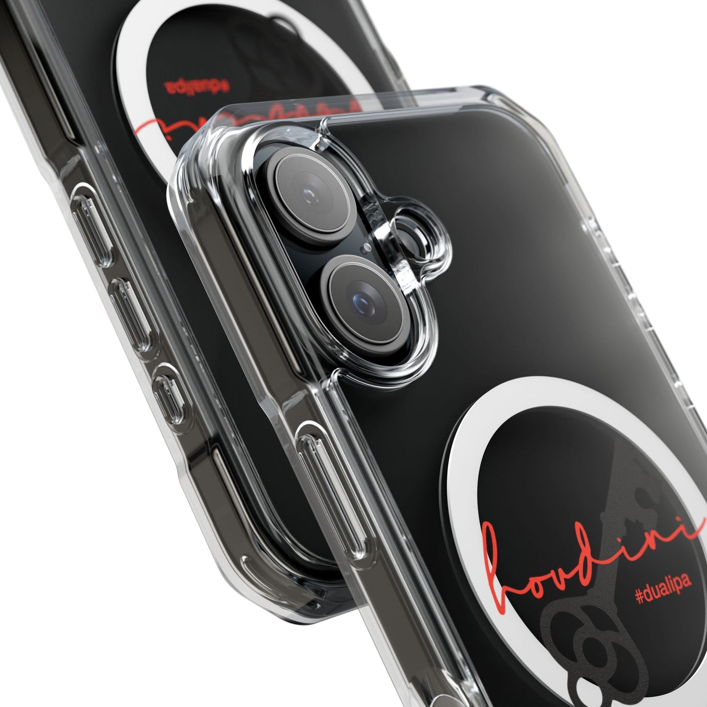 Cursive Spell “Houdini” Magnetic Clear Impact case