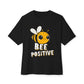 Oversized boxy Tee – Snazzy Bee positive Edition