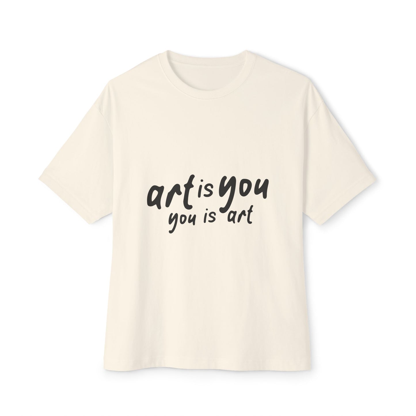Red Scribble Heart Unisex Oversized Boxy Tee
