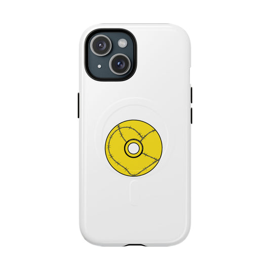 Minimalist Black Disc Outline Tough Magnetic Case