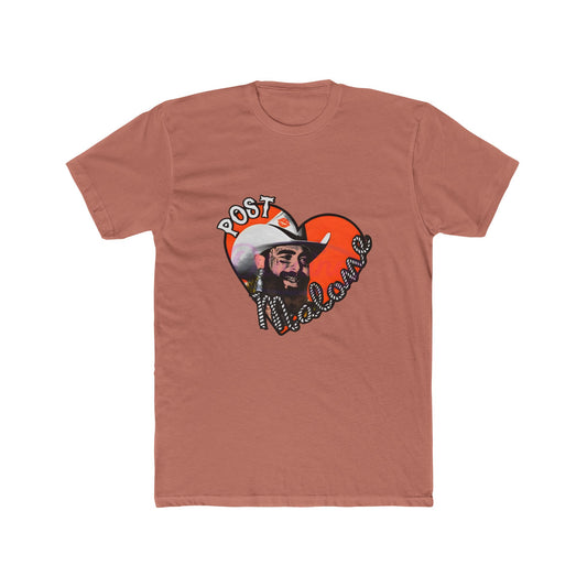 Unisex Cotton Tee – Post Malone Heart Design