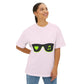 Neon Love Notes Unisex Oversized Boxy tee