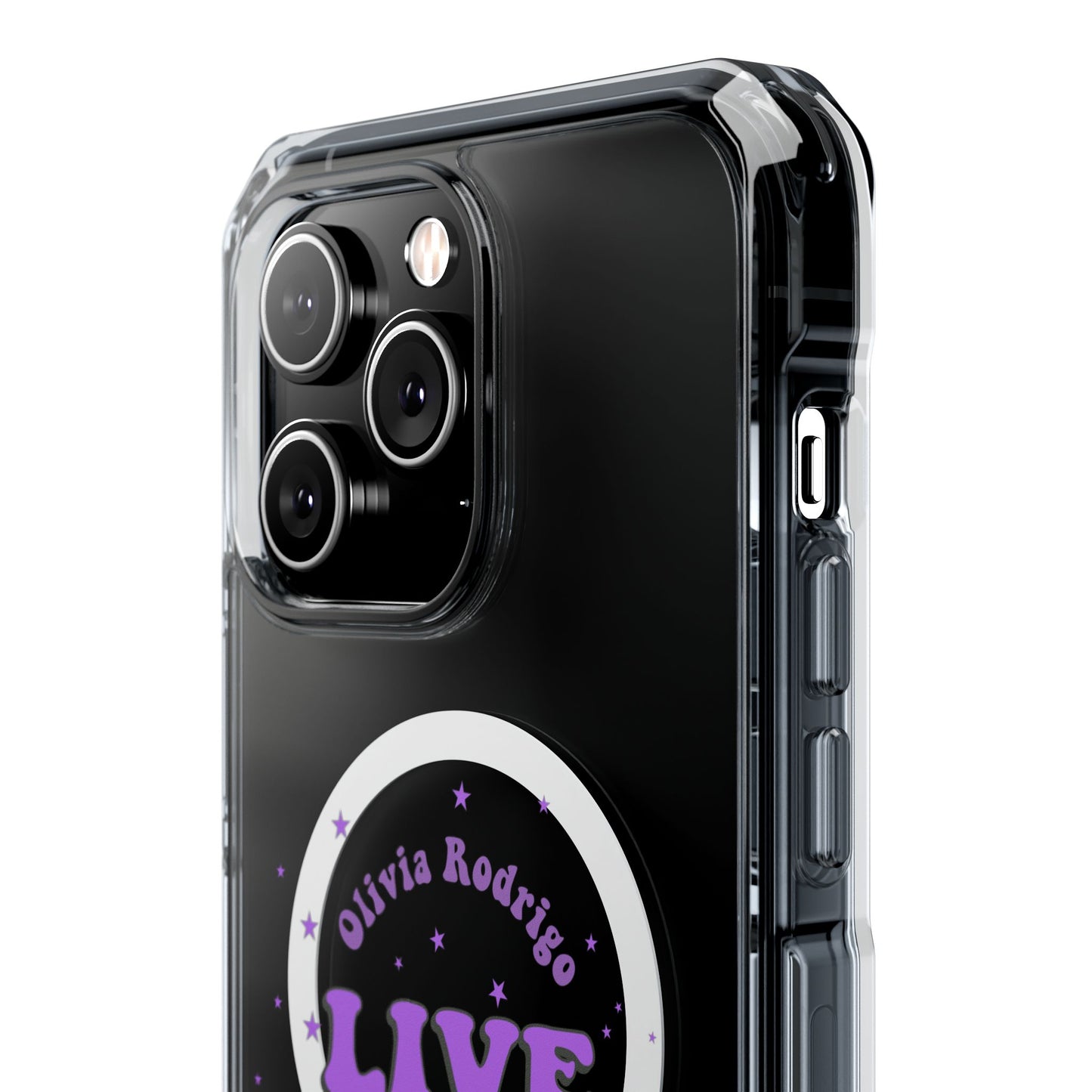 Olivia Rodrigo Live World Tour Magnetic Clear Impact Case