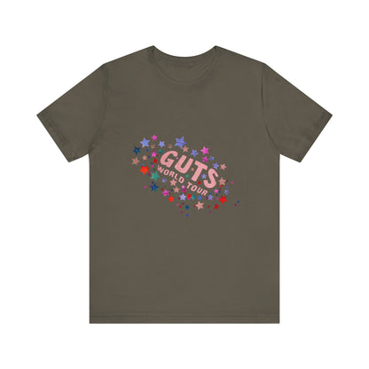 Olivia Rodrigo Unisex Jersey Short Sleeve Tee - Guts World Tour