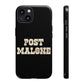 Tough iPhone Case (12–16 Pro Max) – Post Malone Bold Design