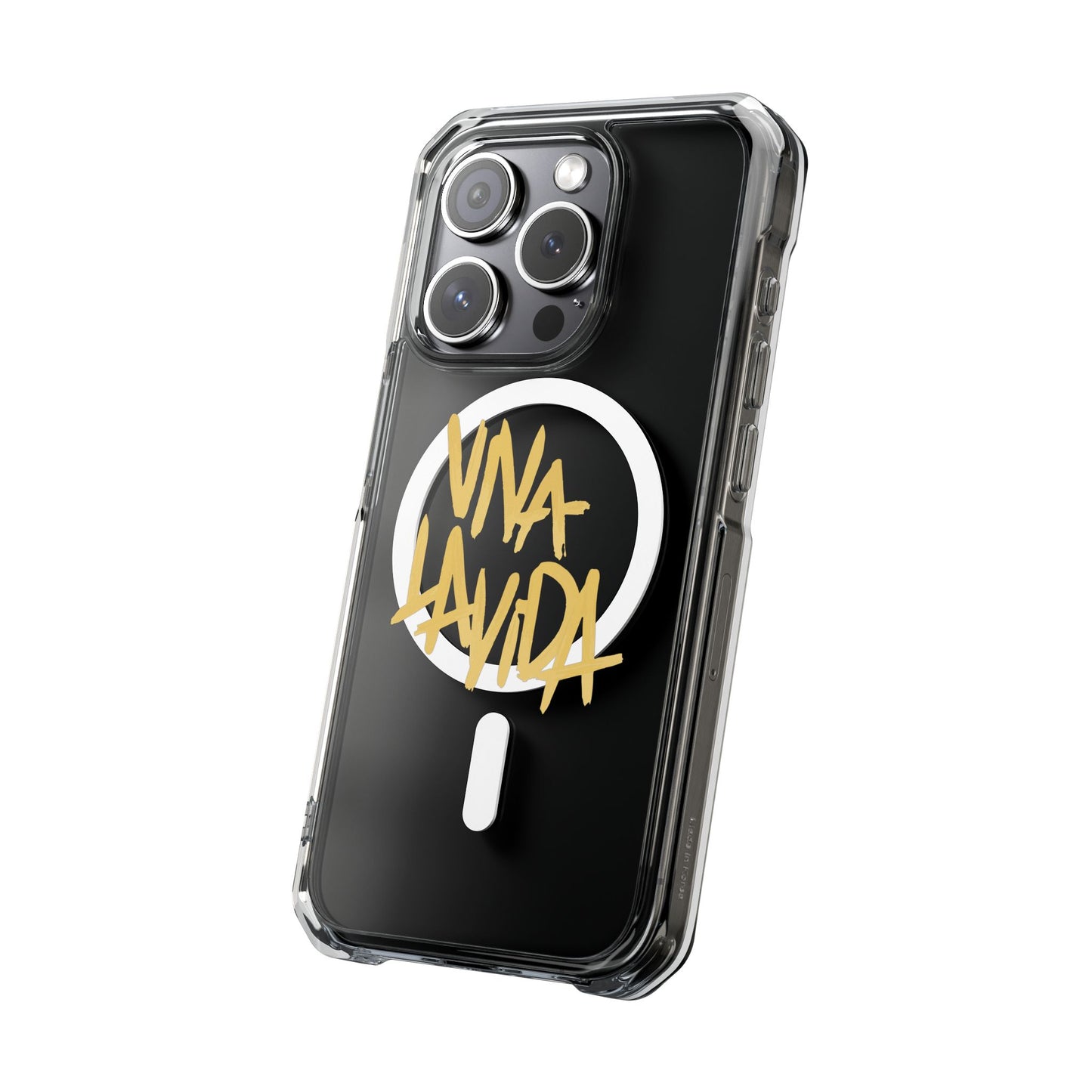 Golden Brush Script Magnetic Clear Impact case