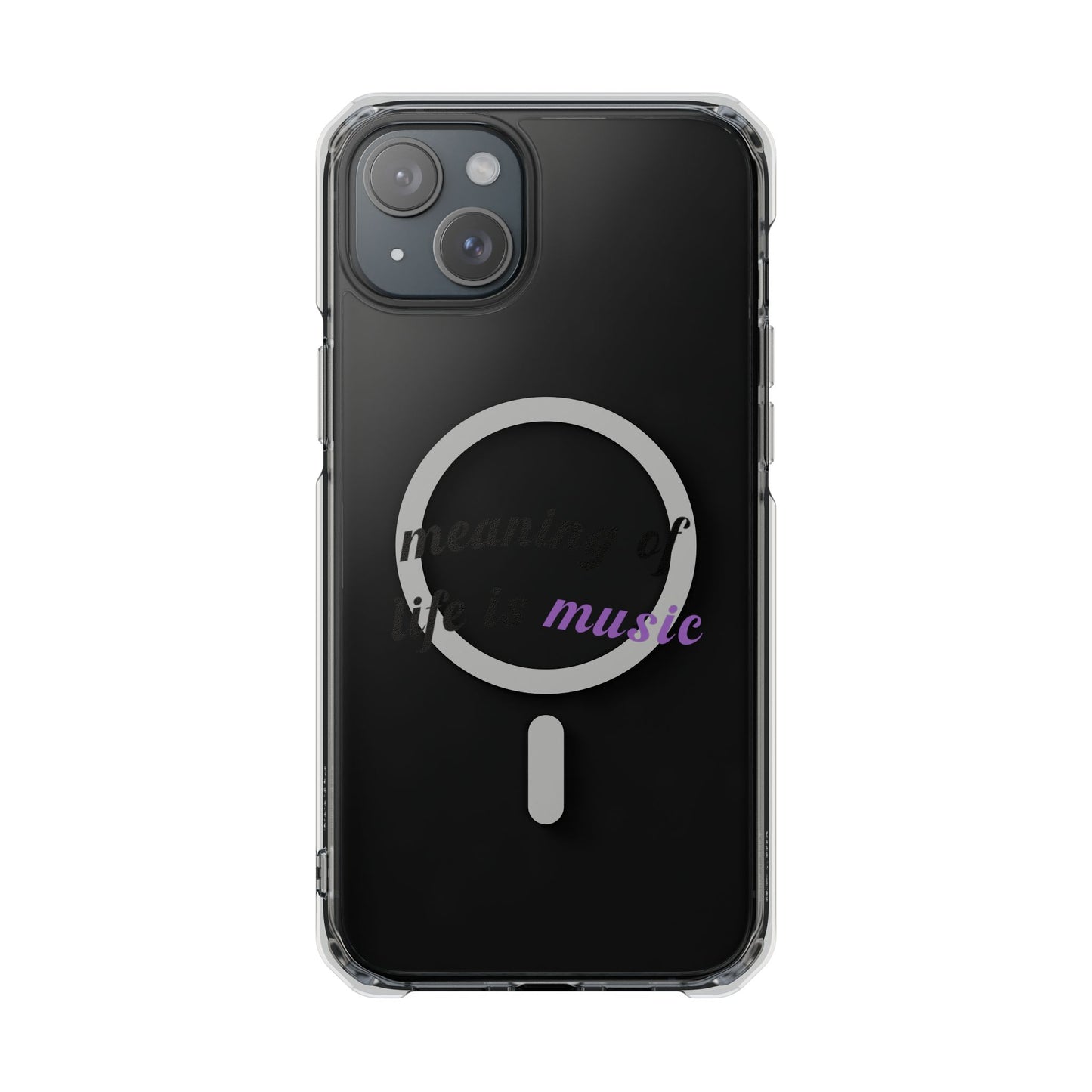 Feel the Music Vibe Magnetic clear Impact Case