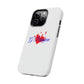 Heart on Fire Bold Script Tough Magnetic Case