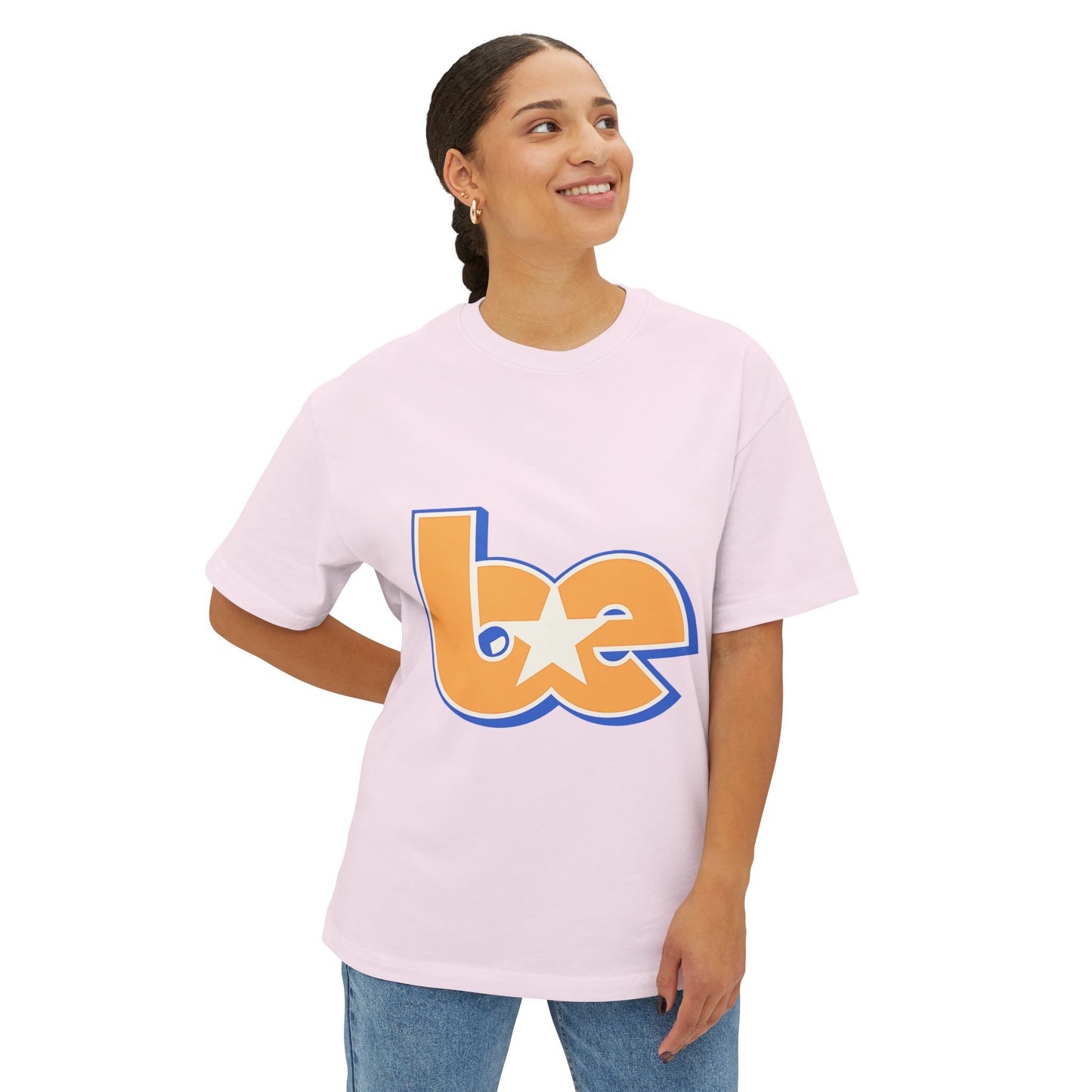 BE Star Retro Unisex Oversized Tee