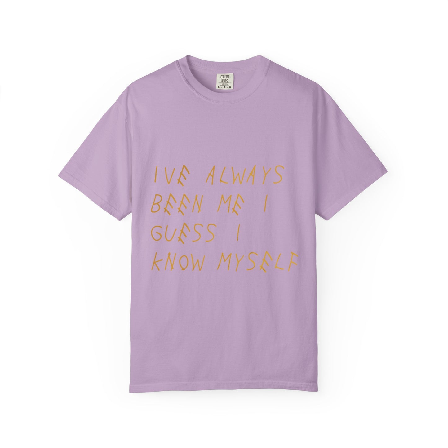 Know Myself Lyric Script Dyed Tshirt